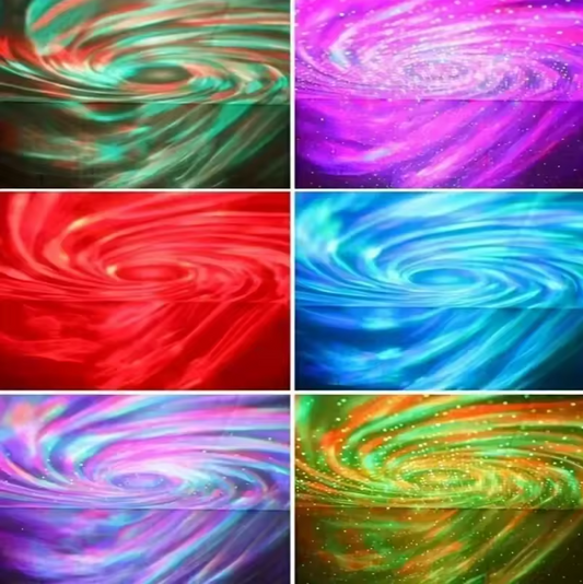 Home & Garden Hub™ Galaxy Projector Light LED Star Night Lamp with Remote Control Colorful Sky Effect for Bedroom Kids Room Party Christmas Decor