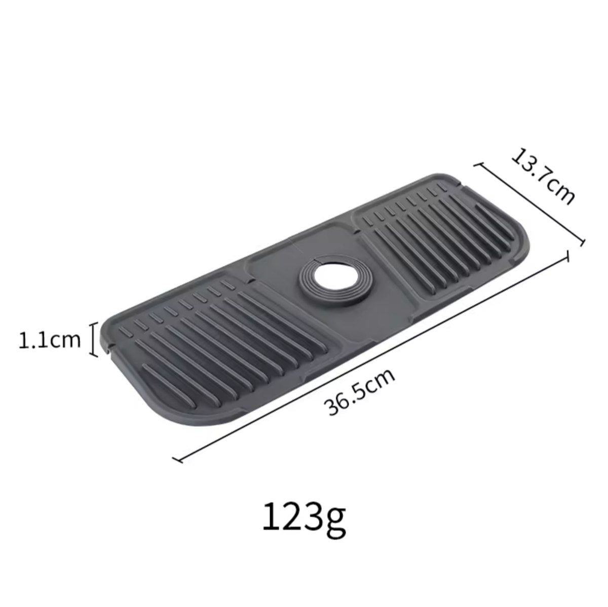 Home & Garden Hub™ Kitchen Silicone Faucet Mat Faucet Water Catcher Mat Sink Splash Pad Countertop Protector Bathroom