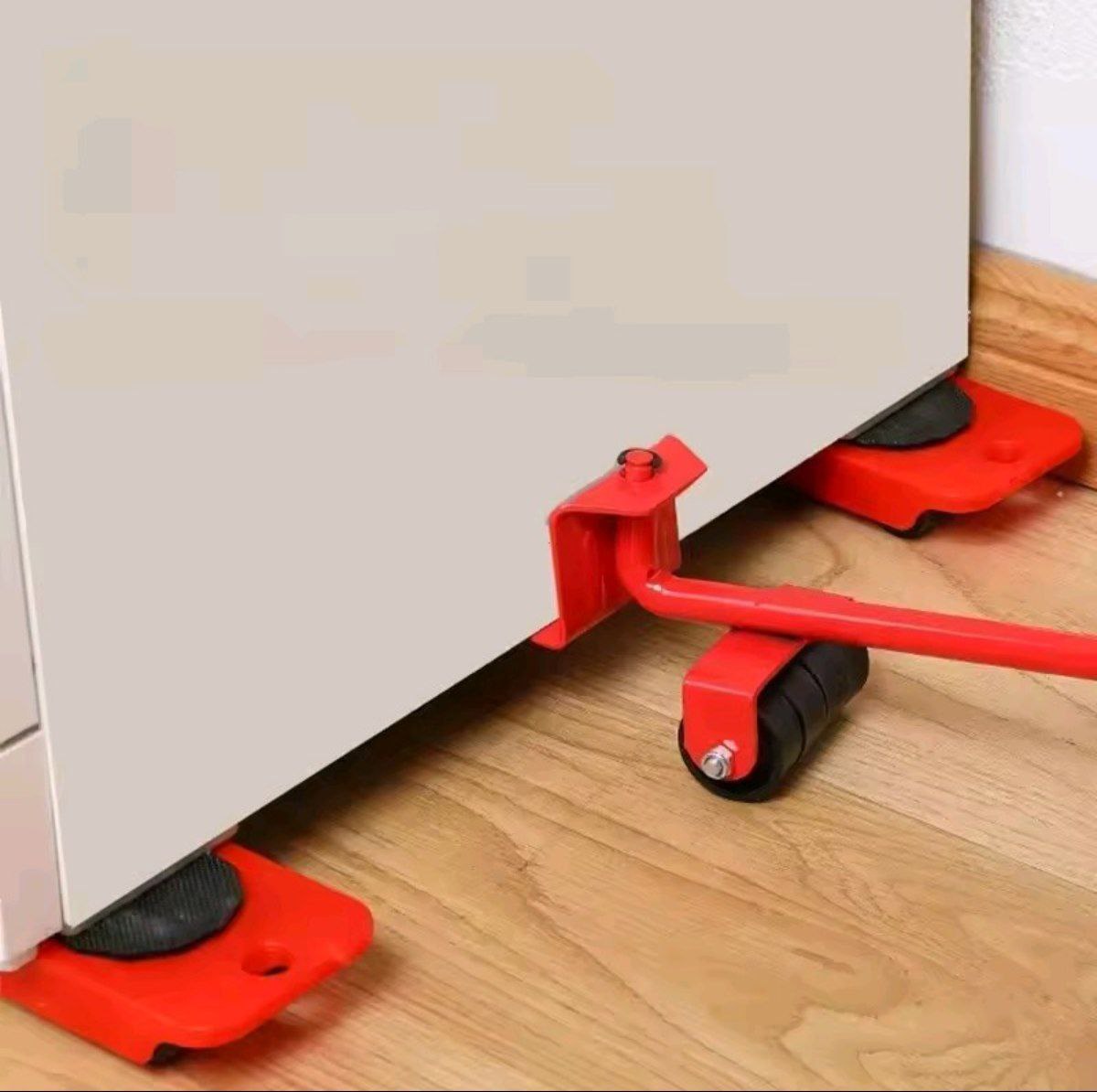 Home & Garden Hub™ Furniture Mover Tool Set Heavy Stuffs Mover Roller with Wheel Bar Moving Device Lifting Helper Furniture Moving Transport Tools