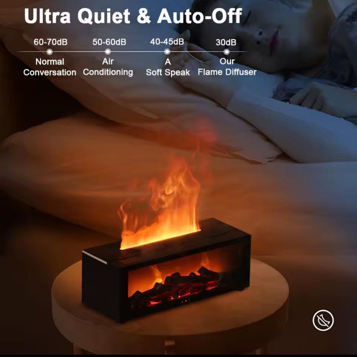 Home & Garden Hub™ Air Humidifier Essential Oils Humidifiers Home Aroma Humidifier Flame Automatic Fragrance Diffuser With LED Light Remote Control