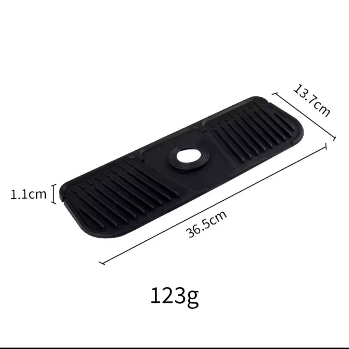 Home & Garden Hub™ Kitchen Silicone Faucet Mat Faucet Water Catcher Mat Sink Splash Pad Countertop Protector Bathroom