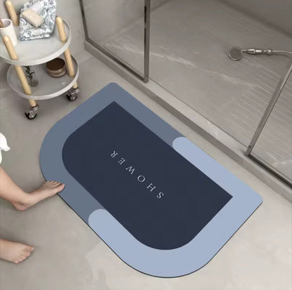 Home & Garden Hub™ Super Absorbent Floor Bath Shower Mat Quick Drying Bathroom Rug and Mat Set Door Toilet Carpet Non-slip Kitchen Home Oil-proof