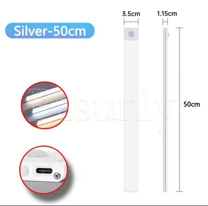 HomeGardenHub™ LED Bar Light – Automatic Lighting for Closets, Kitchens, and Hallways with Motion Sensor
