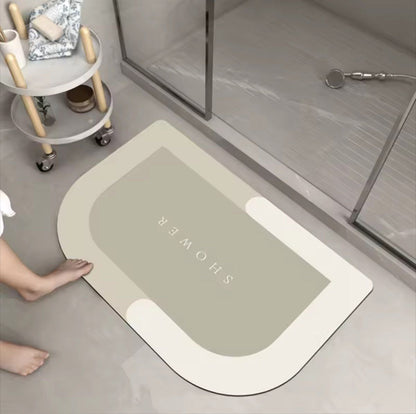 Home & Garden Hub™ Super Absorbent Floor Bath Shower Mat Quick Drying Bathroom Rug and Mat Set Door Toilet Carpet Non-slip Kitchen Home Oil-proof