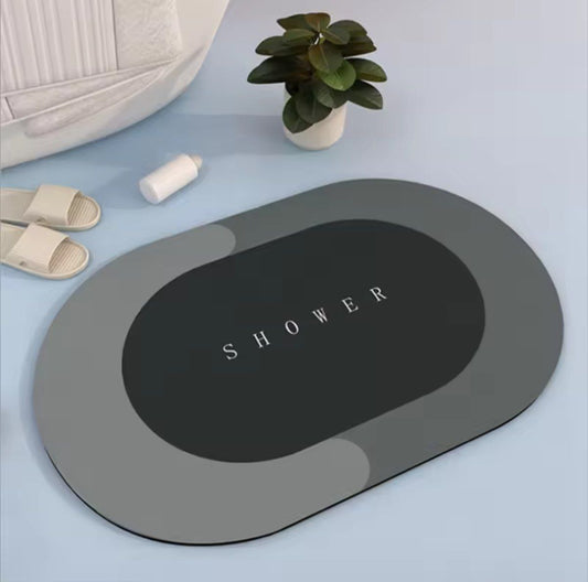 Home & Garden Hub™ Super Absorbent Floor Bath Shower Mat Quick Drying Bathroom Rug and Mat Set Door Toilet Carpet Non-slip Kitchen Home Oil-proof