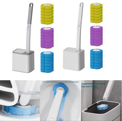 Home & Garden Hub™  Toilet Brush With Disposable 