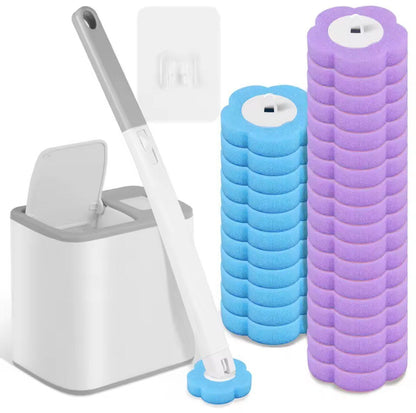 Home & Garden Hub™  Toilet Brush With Disposable 