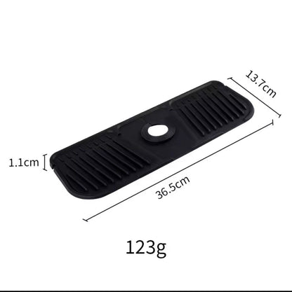 Home & Garden Hub™ Kitchen Silicone Faucet Mat Faucet Water Catcher Mat Sink Splash Pad Countertop Protector Bathroom